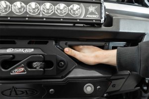 Ford F350 Super Duty Bumper - Front - Addictive Desert Designs - Phantom Winch Front Bumper - Hammer Black - `23-`27 Ford F350 Super Duty Bumper - Front - Addictive Desert Designs - Phantom Winch Front Bumper - Hammer Black - `23-`27